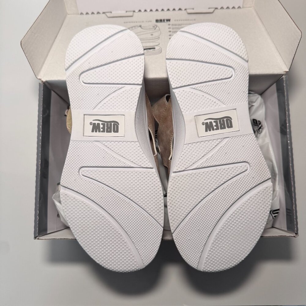 Drew Selina Sandals Size 9 WW, New in Box, taupe, round open toe - Picture 11 of 15